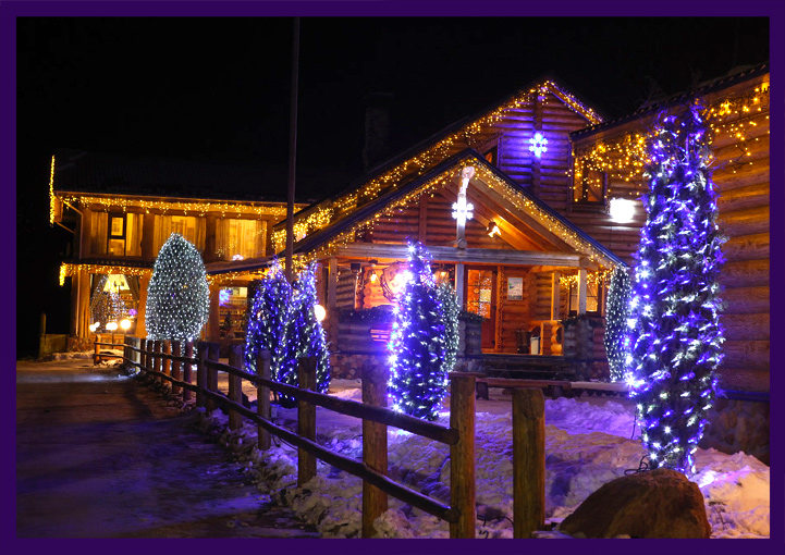 Новорічна ілюмінація, прикрасити гірляндами!