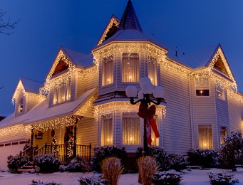 Новорічна ілюмінація, прикрасити гірляндами!